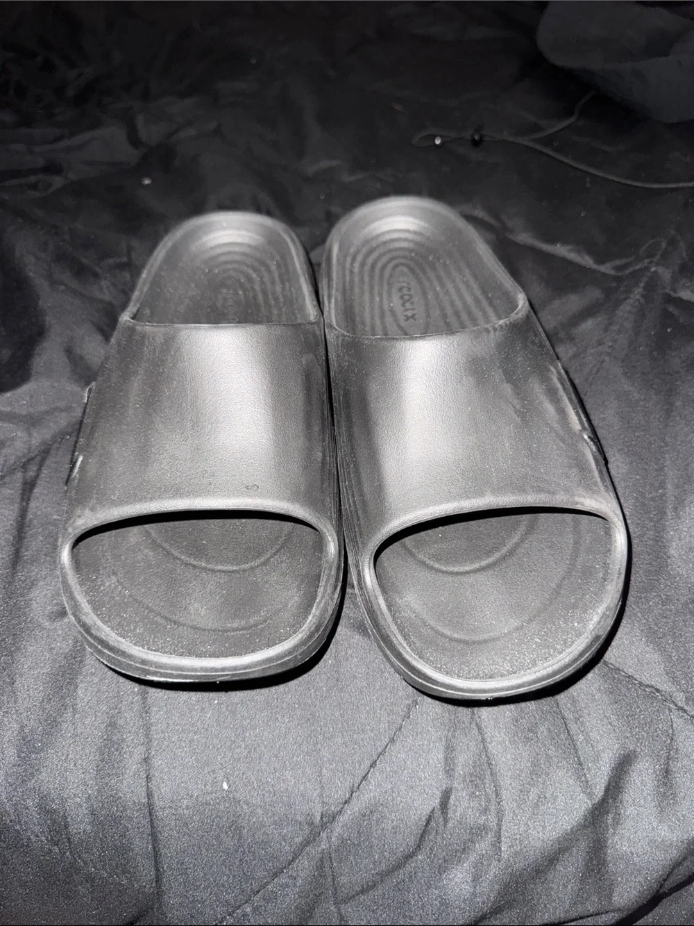 Nike Men’s Black Slip-On Slide Sandals rejuven8 react